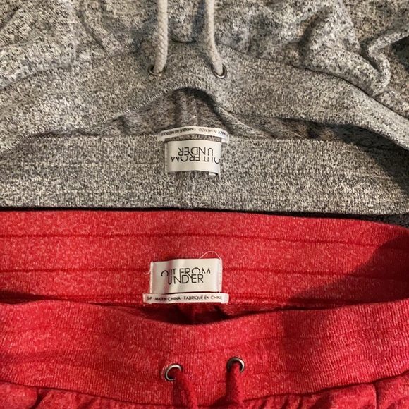 Grey and red comfy shorts - Picture 4 of 4